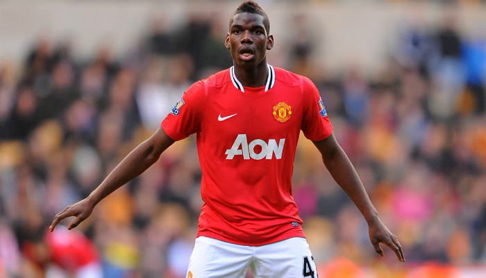 Pogba In United shirt (From 2012)