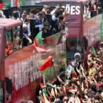 Portugal team arrives Lisbon with Euro 2 016 trophy