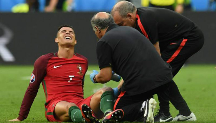 ronaldo knee injury