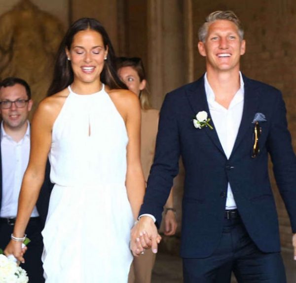 Bastian Schweinsteiger and ana ivanovic