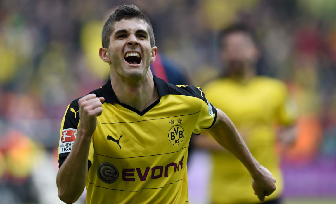 Borussia Dortmund winger Christian Pulisic