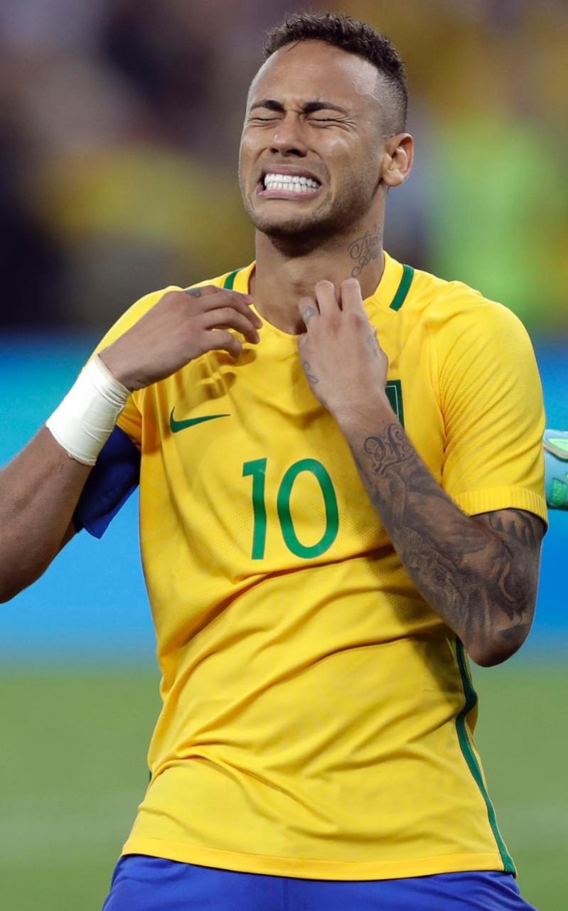 Neymar bursts into tears after victory