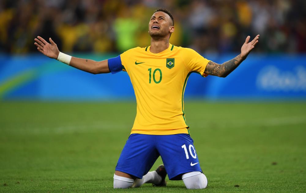 Neymar fires Brazil to first Olympic Games football gold medal in penalty shoot-out victory