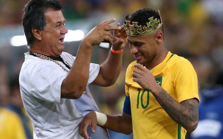 Neymar is 'crowned' after Brazil's win