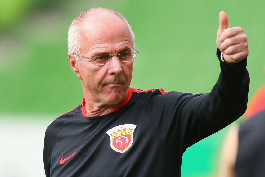 Sven Goran Eriksson is currently managing Chinese club Shanghai SIPG in CSL.