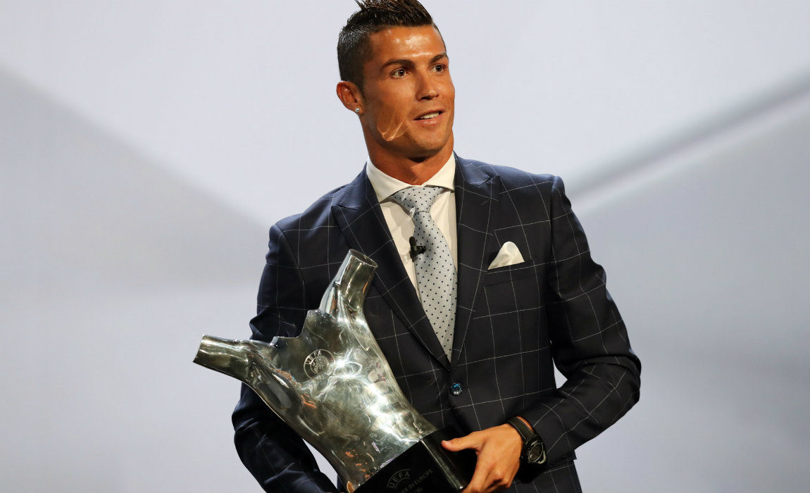 ronldo uefa award