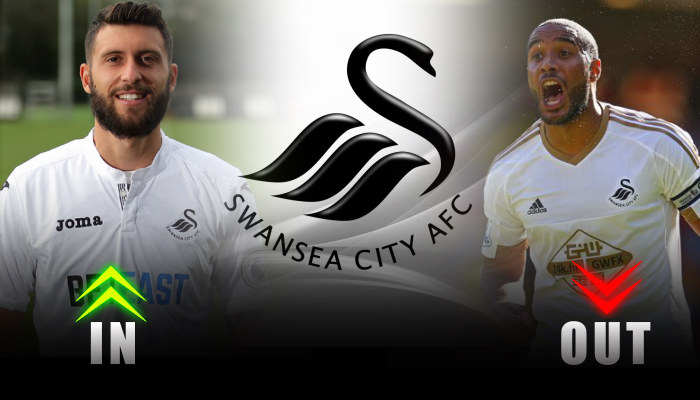 Swansea City-Borja Baston-Ashley Williams