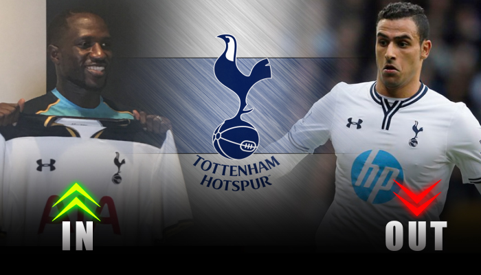 Tottenham Hotspurs-Moussa Sissoko-Nacer Chadli