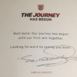 sam-allardyce-the-journey-has-begun-england-postcard