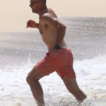 Alan Shearer relaxing on holiday in Barbados