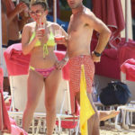 Alan Shearer relaxing on holiday in Barbados