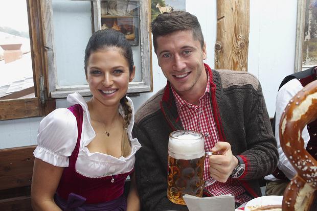 Lewandowski and his girlfriend