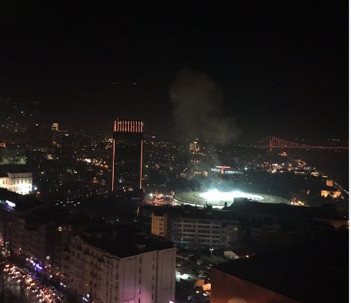 Istanbul explosions: CCTV shows moment of blast outside football stadium