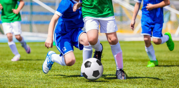 Children Playing Football