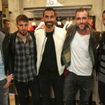 arsenal players at philipp plein opening in london