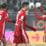 bayern munich players congratulate costa
