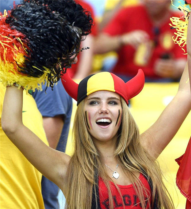 Belgium is one of the World Cup teams with the hottest football fans