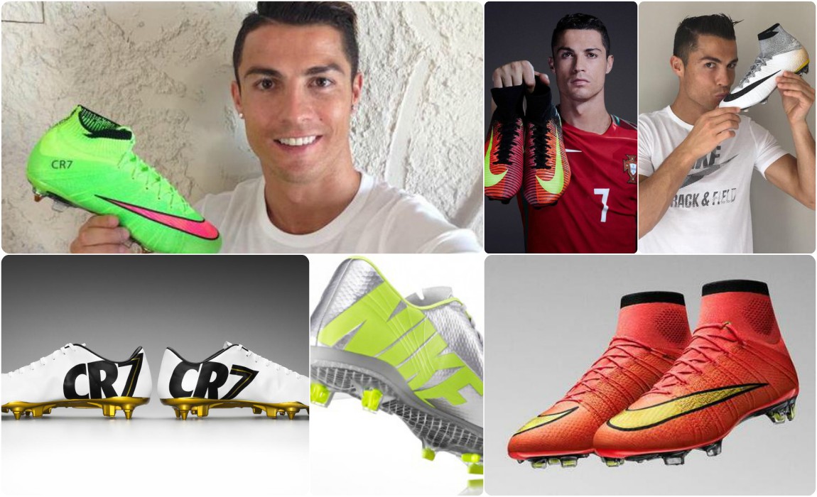 ronaldo black boots