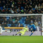 Iago Aspas fires home the first goal of the game