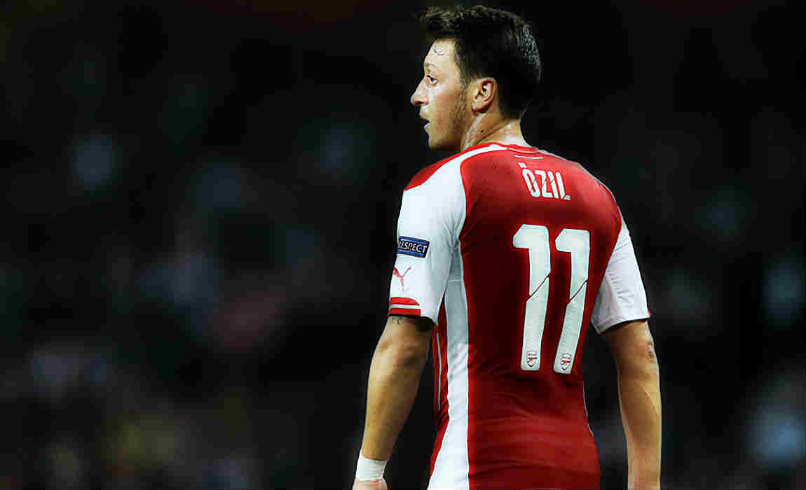 ozil jersey number