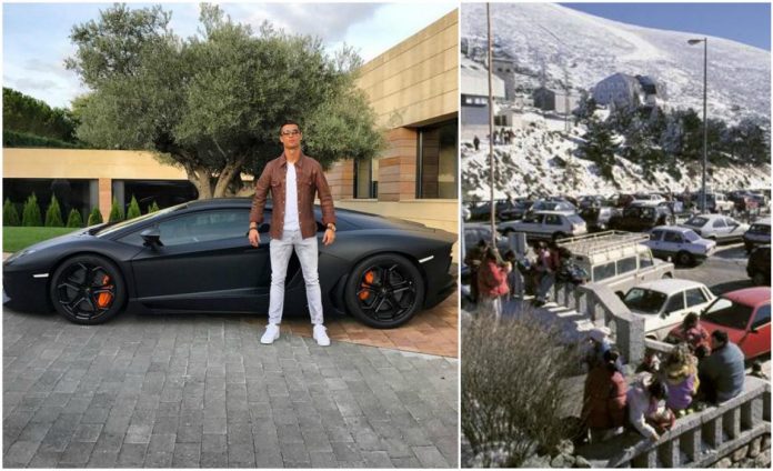 Ronaldo in ambulance