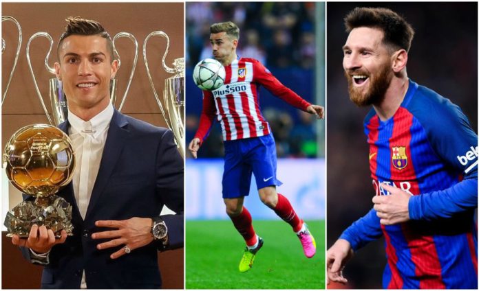 cristianoronaldo messi griezmann uefa