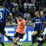 lionel messi against inter milan