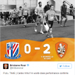 brisbane roar tweet