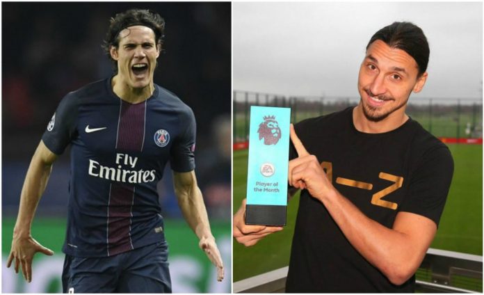 cavani and zlatan
