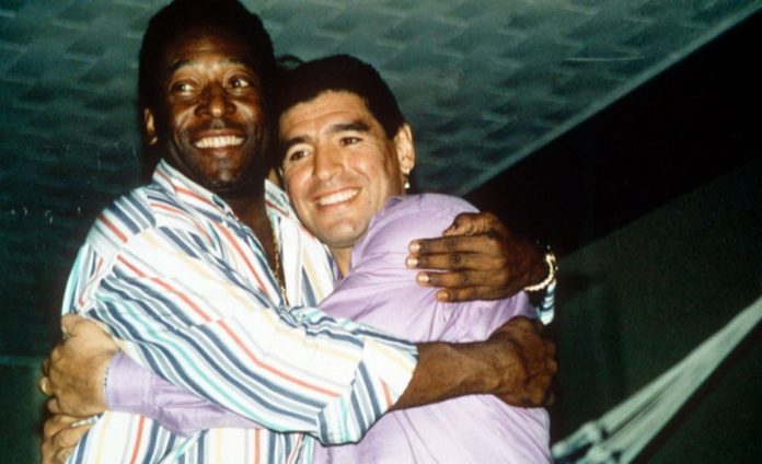 pele and maradona