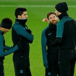 pique with barca trio