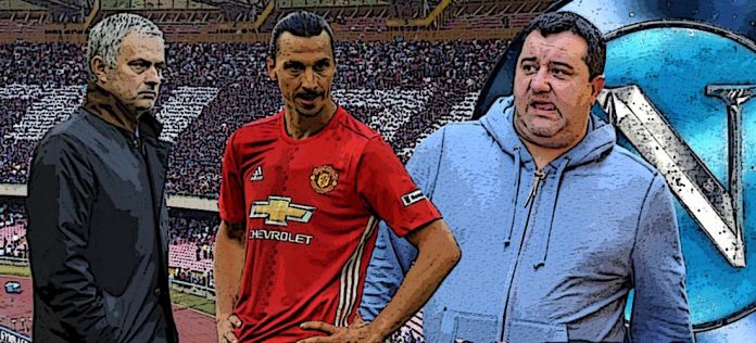 Mino Raiola Shuts Down Zlatan Ibrahimovic To Napoli Rumours