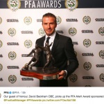 David Beckham PFA Merit Award