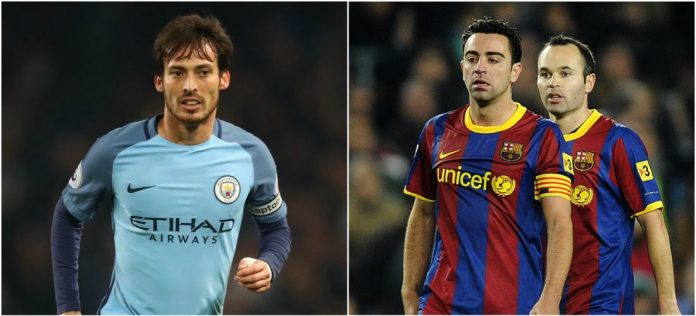 David Silva-Xavi-Iniesta