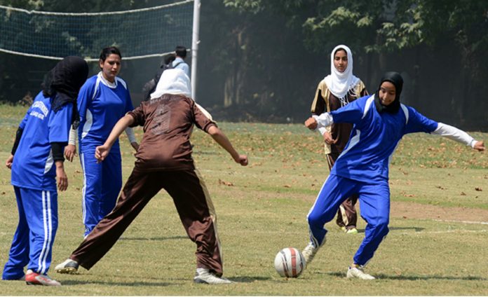 kashmir girl pelted stones football