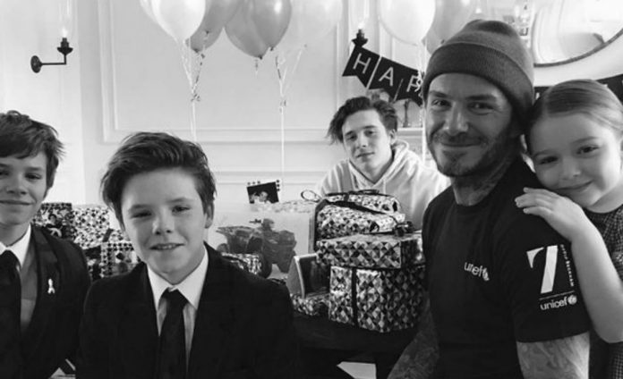 david beckham birthday 2017