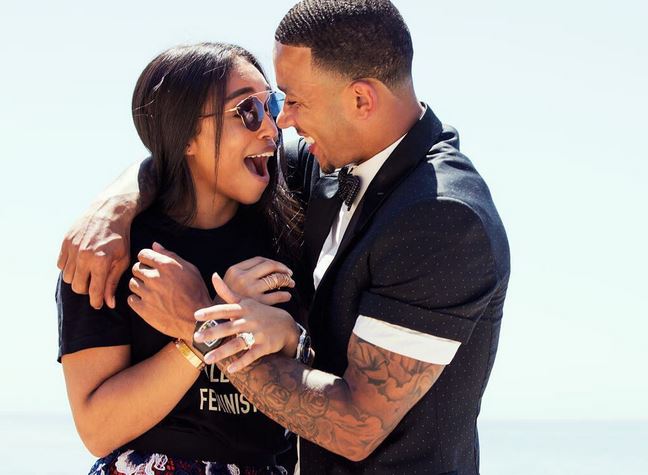 Fresh off diddy being spotted with another woman, steve harvey 's stepdaughter has hit the unfollow button in instagram according to ok! Memphis Depay Lori Harvey Instagram - Ex-Man Utd Player Memphis Depay Proposes To Lori Harvey In ...