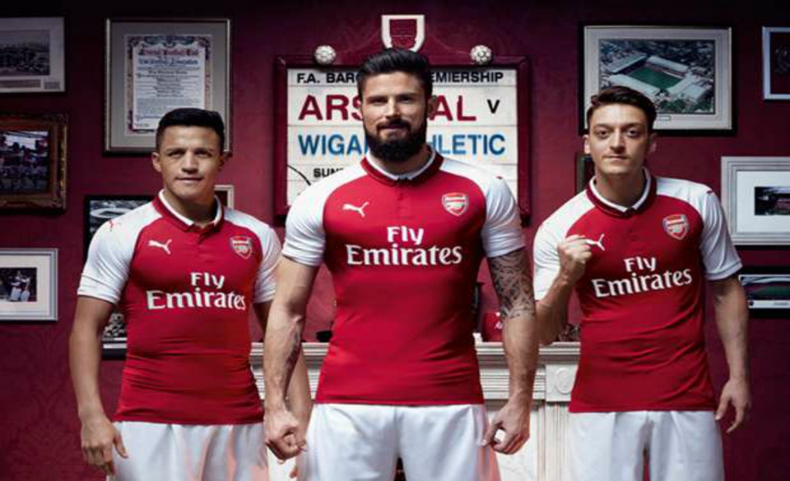 arsenal jersey launch