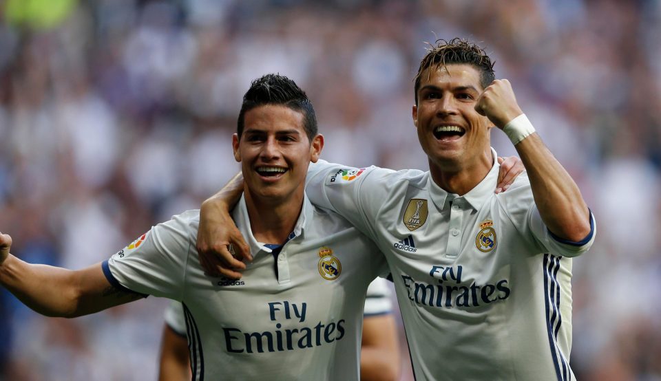 Cristiano Ronaldo Trolls Man Utd Target James Rodriguez 