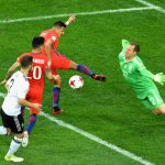 Arsenal star Alexis Sanchez threatened in the opening 45 minutes, but couldn’t find the back of the net for Chile