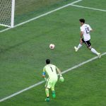 Borussia Monchengladbach striker Lars Stindl made it 1-0 to Germany against Chile in the first half