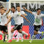 Germany celebrate after the full-time whistle as they clinch their first Confederations Cup title