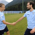 Lucas went to the training ground to meet his new team-mates