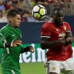 Man City goalkeeper Ederson was caught in no man’s land for Romelu Lukaku’s opening goal