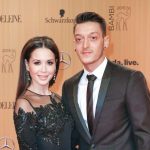 Mesut Ozil alongside old flame Mandy Capristo