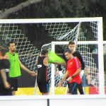 Neymar refuses to continue the training game tearing off his bib as manager Ernesto Valverde watches helpless nearby