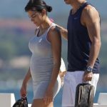 Ronaldo with his girlfriend Georgina