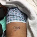 The Swedish legend required surgery on a serious ACL injury