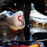 The words of the Barclays Premier League are shown on the inner side of the boot, with the iconic lion on the other side