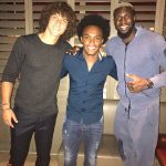 Tiemoue Bakayoko went out for dinner in London with David Luiz and Willian